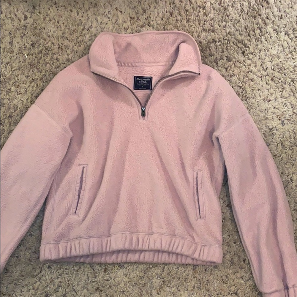 Abercrombie & Fitch winter half- zip pullover